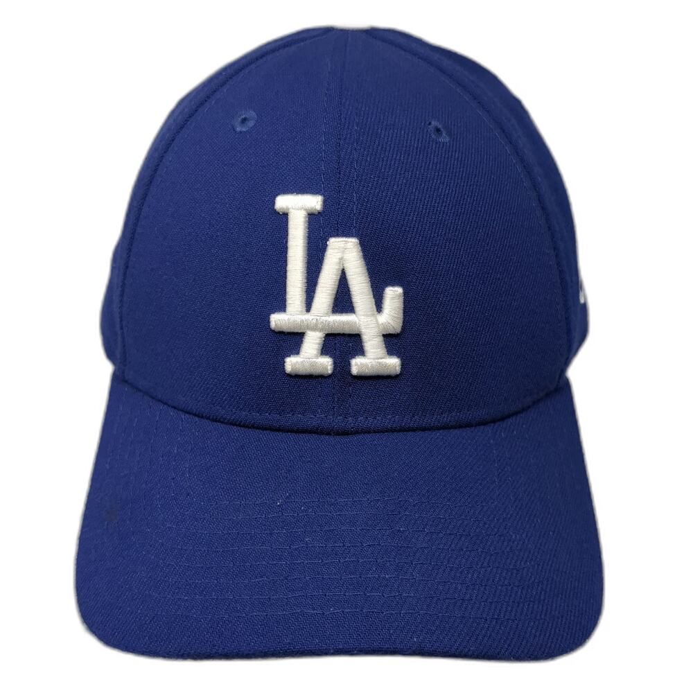 New Era Los Angeles Dodgers MLB Baseball Cap Blue XL Stretch Fit 39THIRTY Hat